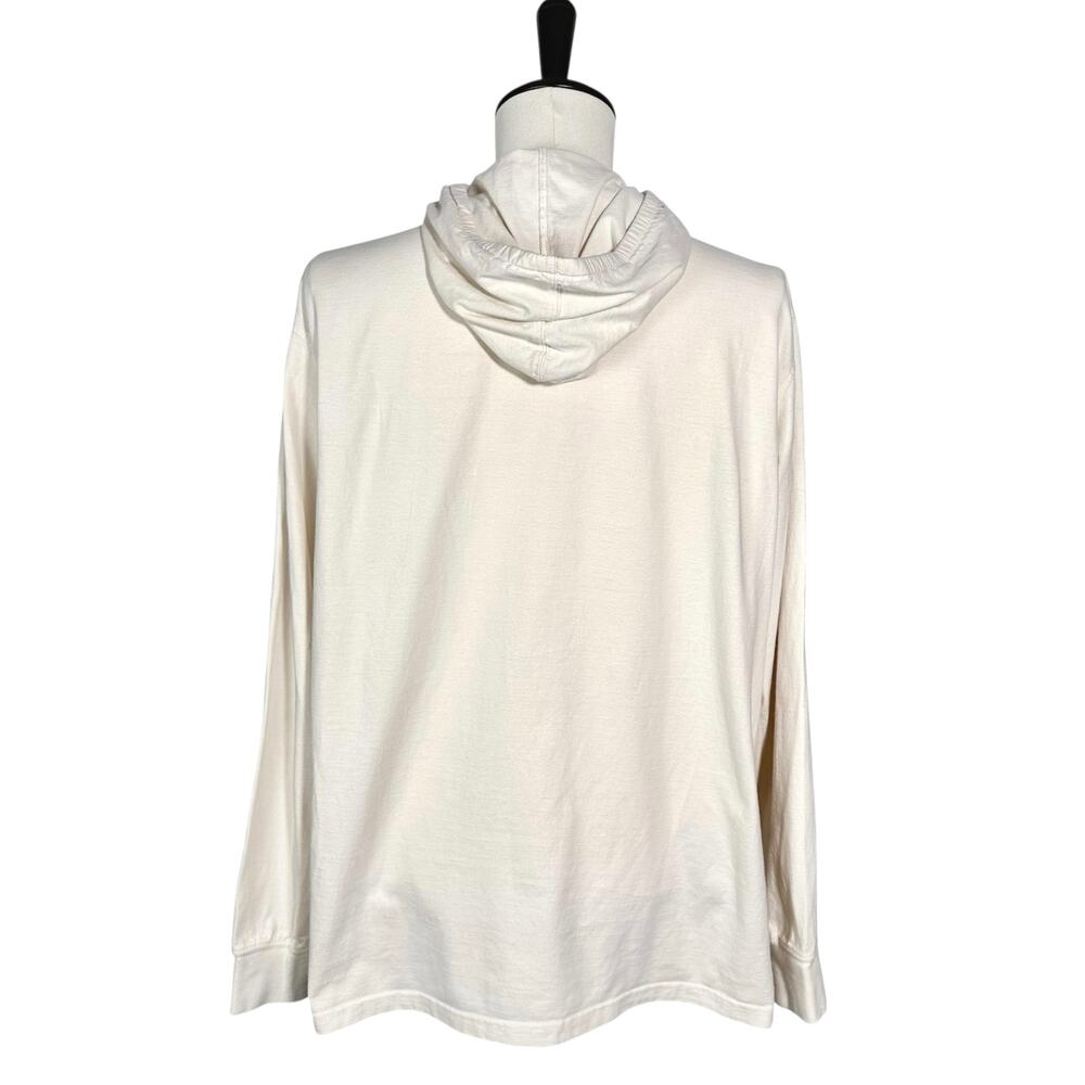 Life Is Good | “Get Out” Putty Shade Outdoor Lightweight Cotton Hoodie | Large - Picture 3 of 13